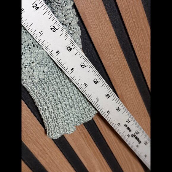 Young Fabulous & Broke Sweater M / L Womens Green Hoodie Textured Pullover - Picture 5 of 8